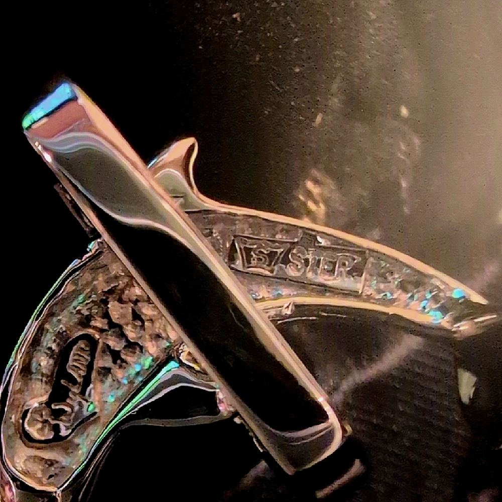 WYLAND Sterling Dolphin Pendant - Made in Hawaii - Picture 3 of 9